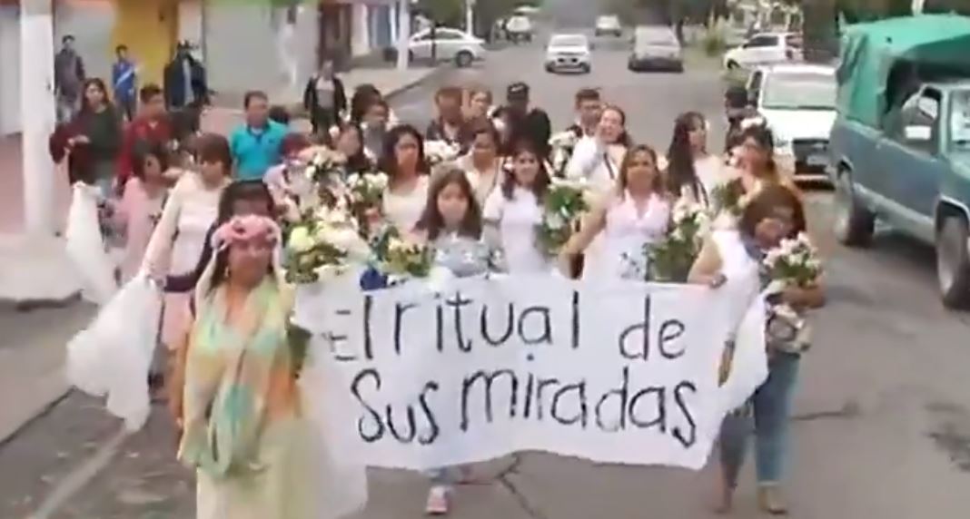 Marchan contra feminicidios en Ecatepec, Estado de México