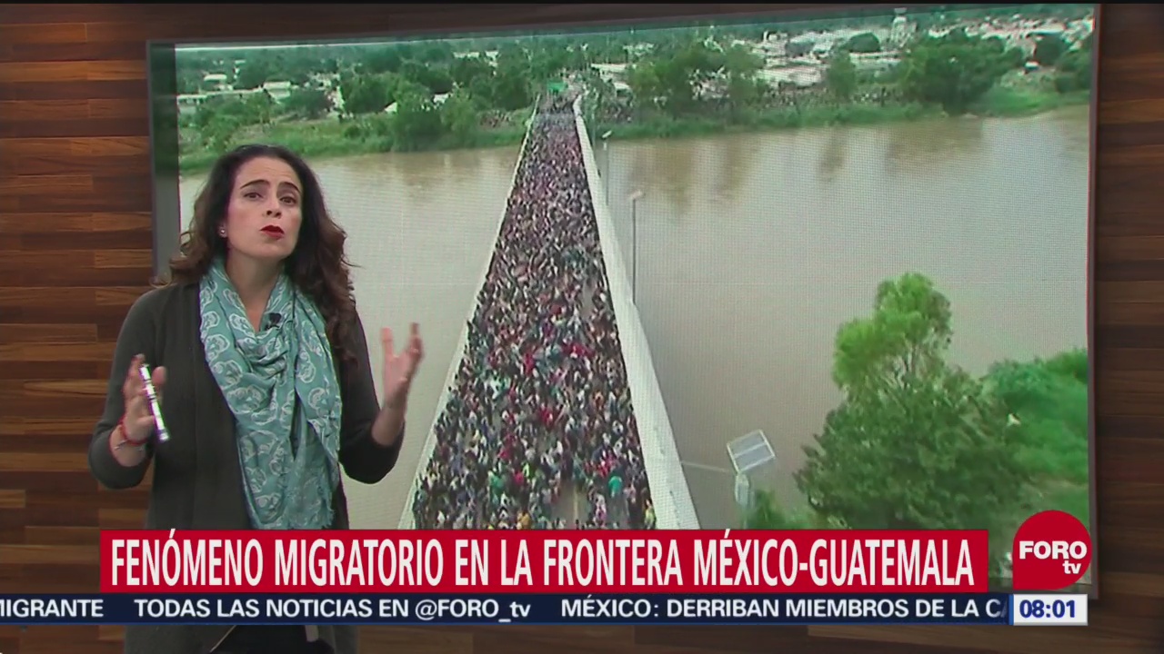 Fenómeno Migratorio Frontera México Guatemala