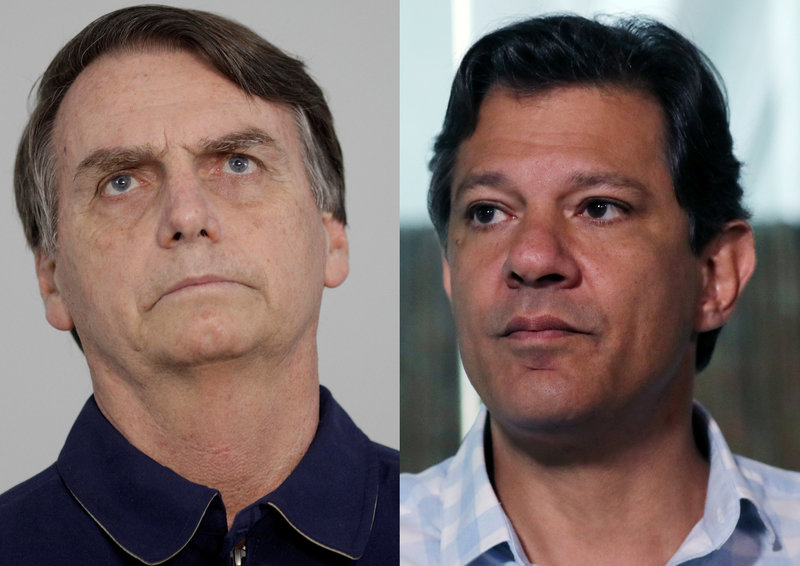 elecciones en brasil bolsonaro y haddad se enfrentan por presidencia