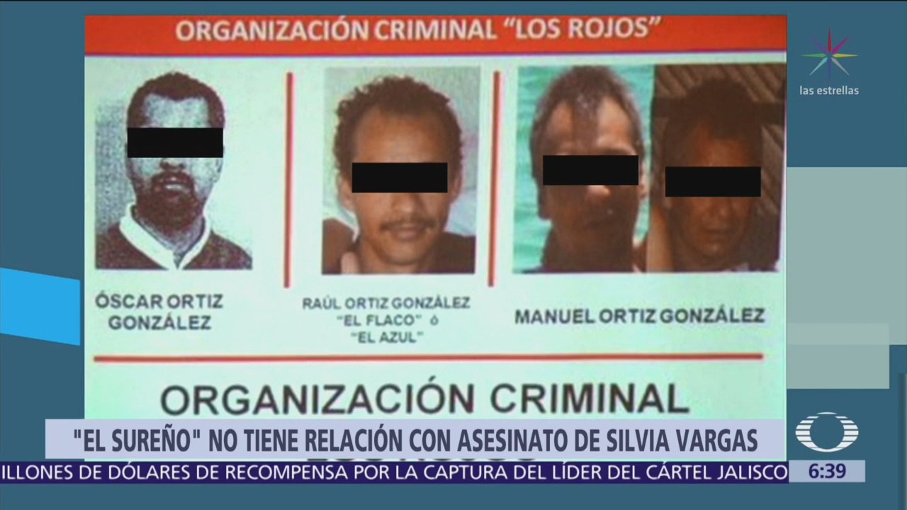 PGR aclara que Sureño no está vinculado al asesinato de Silvia Vargas
