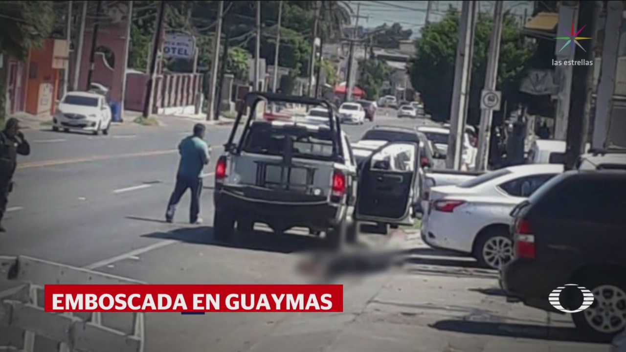 Emboscan Policías Municipales Guaymas Sonora Crimen