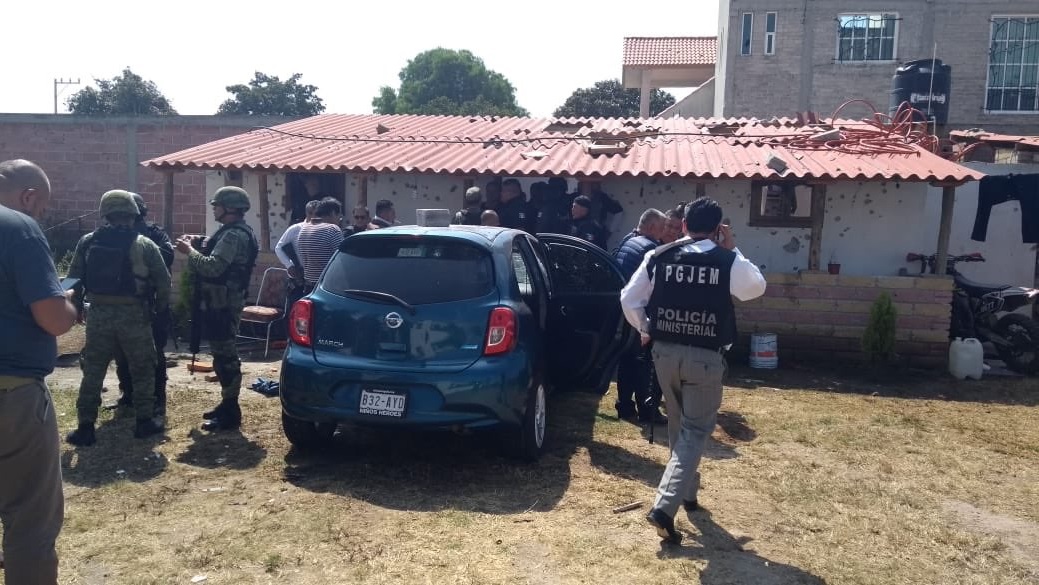 Enfrentamiento y balacera en Texcoco deja al menos cuatro muertos