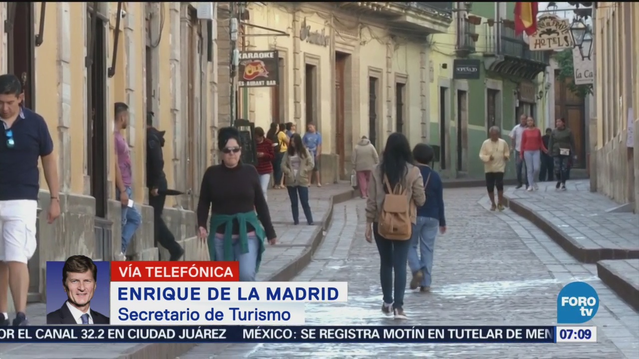 Enrique de la Madrid Turismo podría caerse por inseguridad
