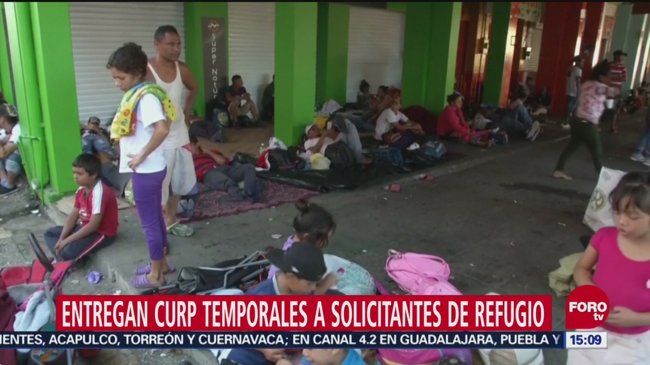 Entregan Curp Temporales Solicitantes Refugio Secretaría De Gobernación Curp 111 Migrantes