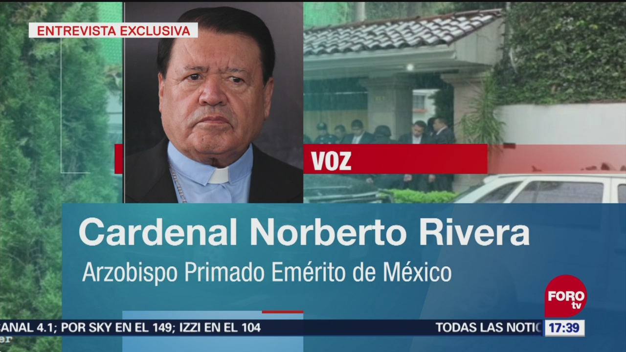 Excardenal Norberto Rivera Confirma Ataque En Su Vivienda