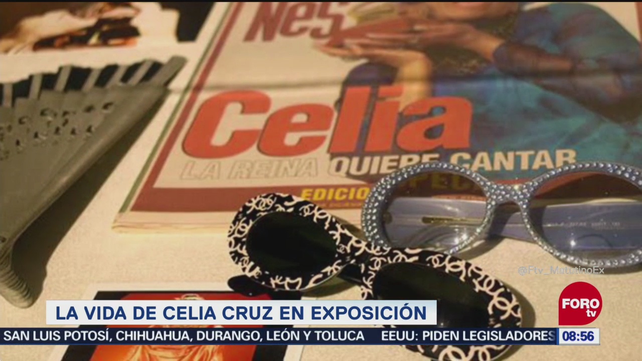 Exposición presenta vida de Celia Cruz