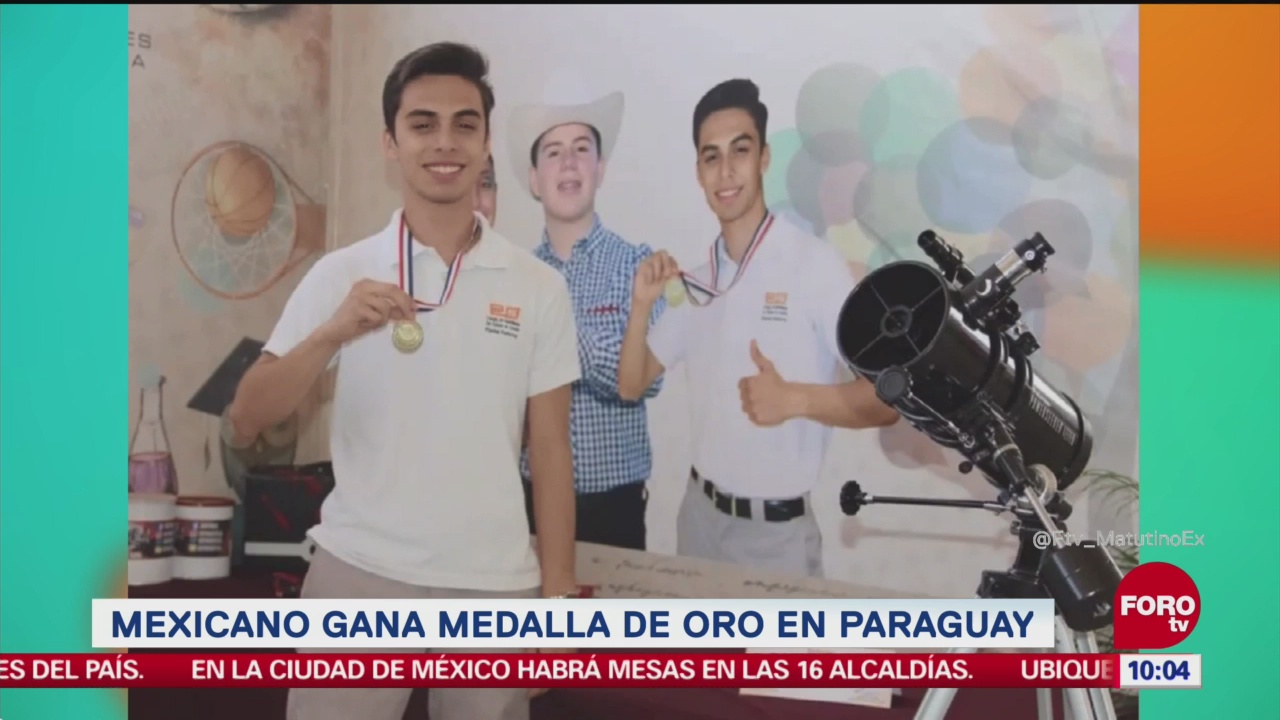 Extra, Extra: Mexicano gana medalla de oro en Paraguay