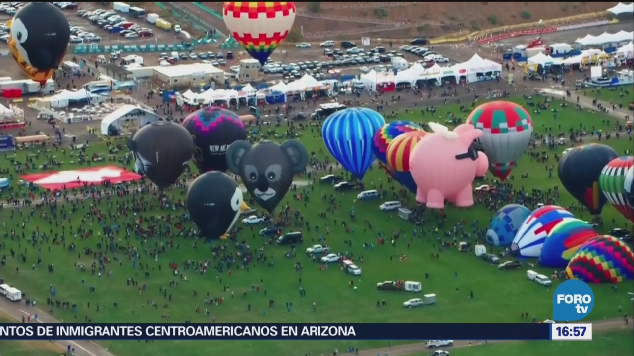 Festival de globos aerostáticos en Albuquerque