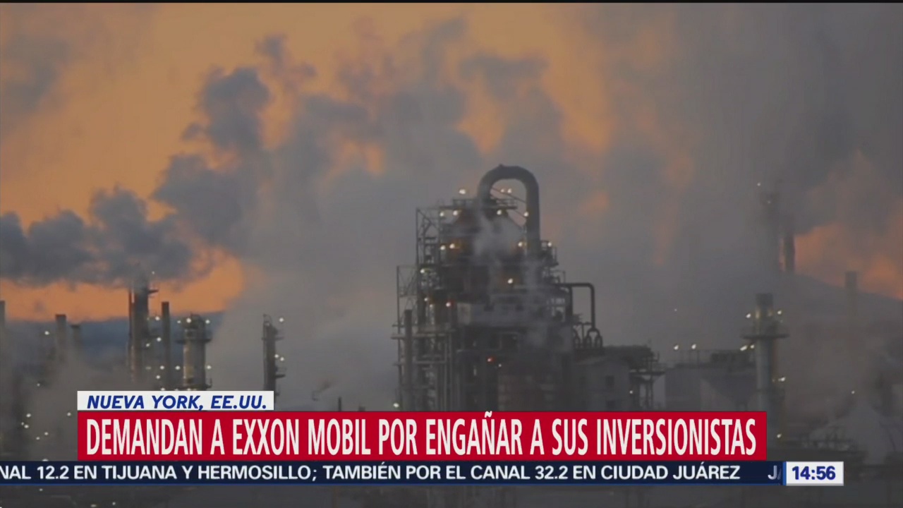 Fiscalía de Nueva York demanda a Exxon por daño ambiental