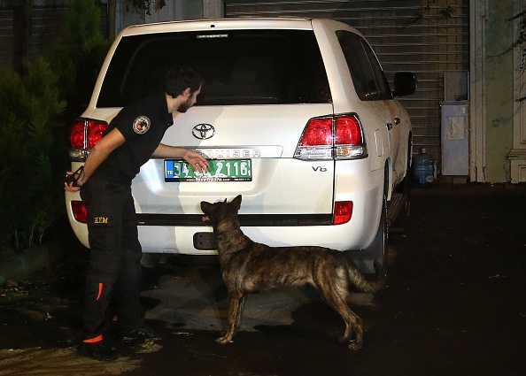 Un perro policía participó en las pesquisas. (Getty Images)