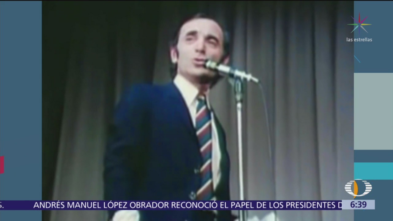 Francia está de luto tras muerte de Charles Aznavour