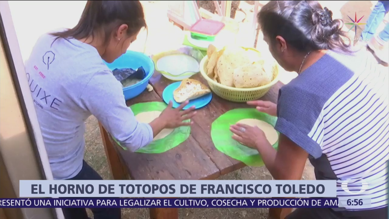 Francisco Toledo crea horno para totopos que es ecológico