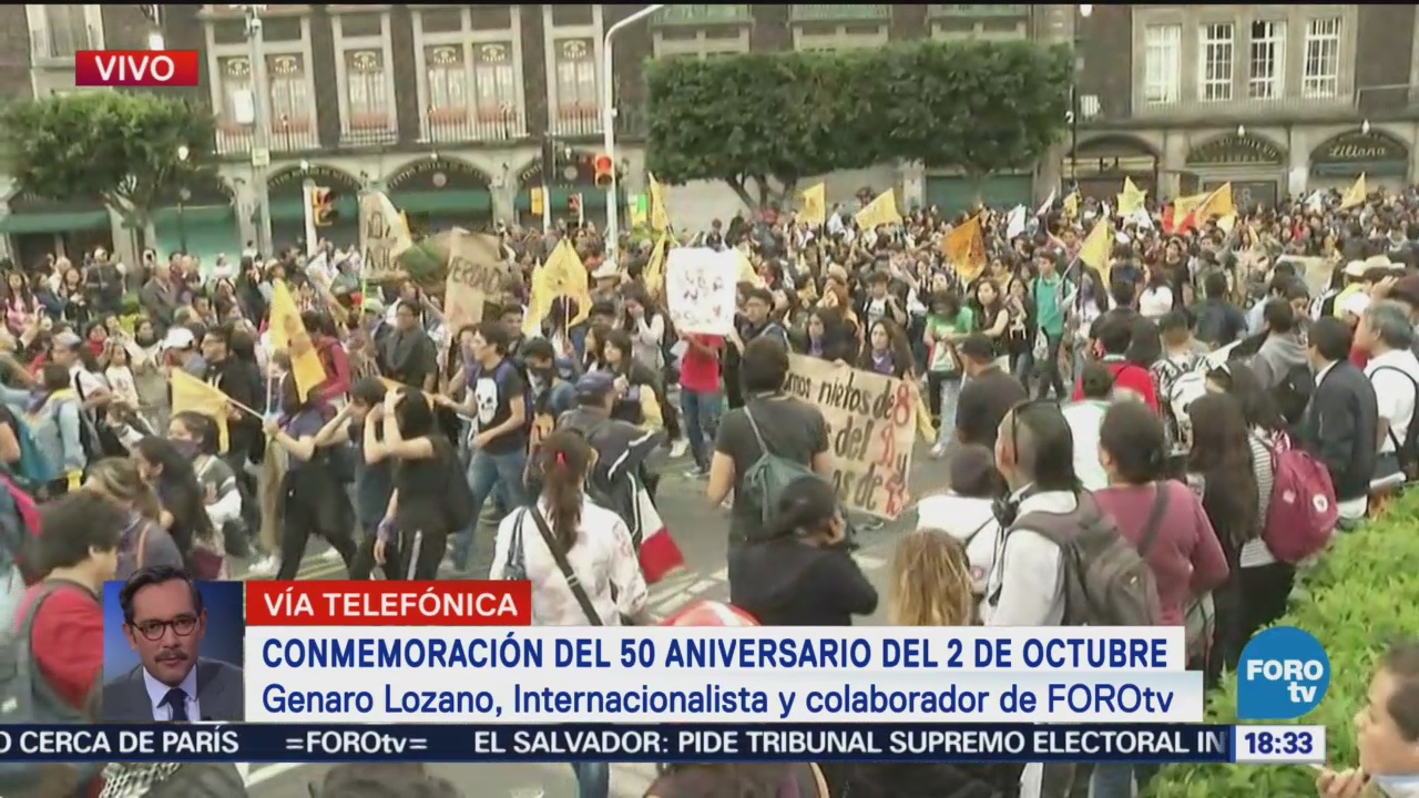 Genaro Lozano habla del movimiento estudiantil de 1968