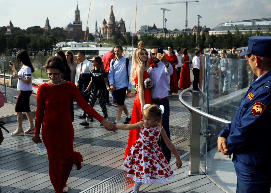 Gente en Moscú, Rusia. (AP, Archivo) 