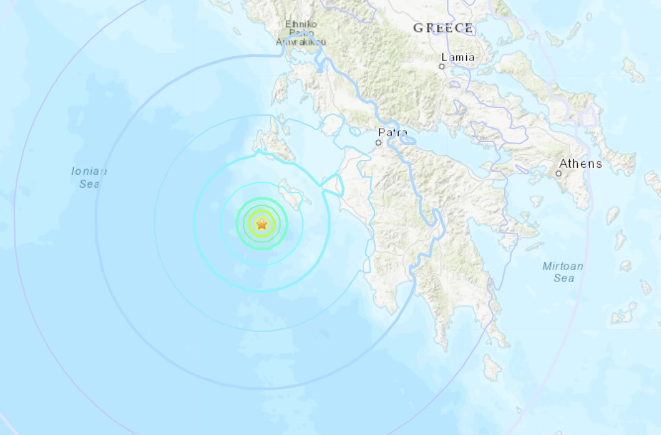 Sismo de 5.3 grados sacude la isla de Zante, en Grecia