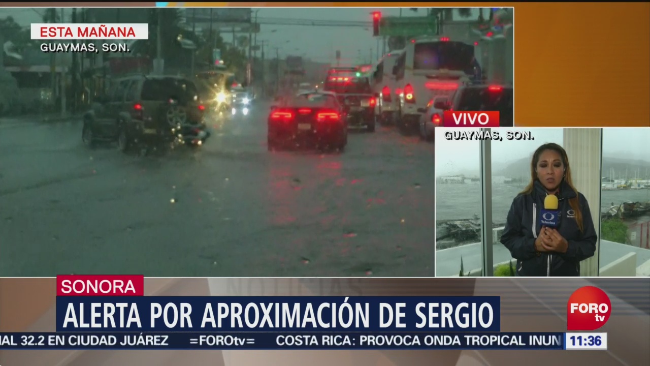 Guaymas se prepara para la llegada de la tormenta Sergio