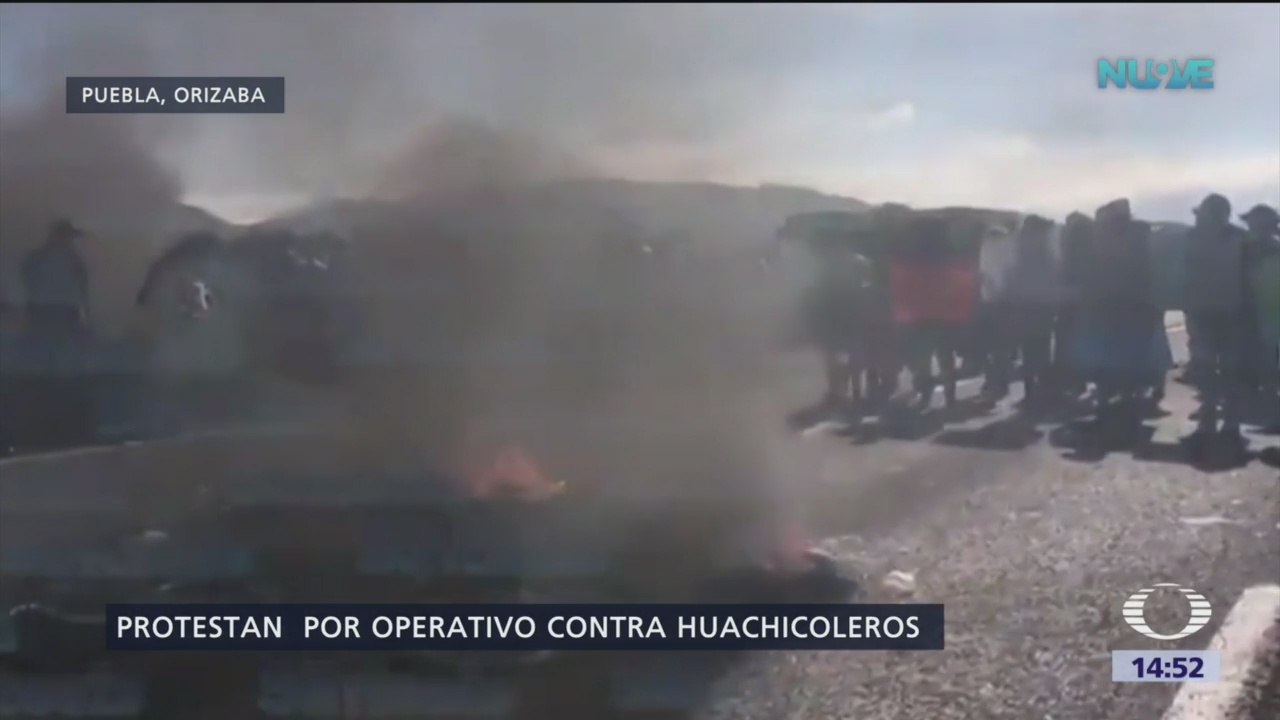 Habitantes bloquean autopista Puebla-Orizaba