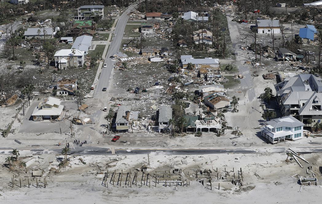 Aumenta cifra de muertos en Estados Unidos por el huracán 'Michael'