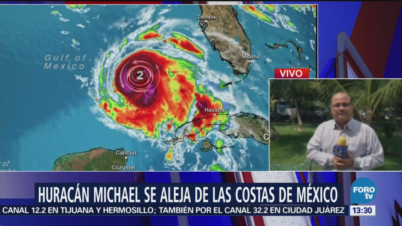 Huracán ‘Michael’ se aleja de las costas de México