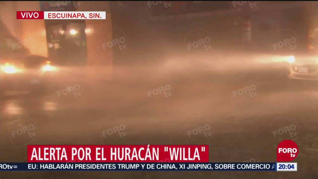 Huracán Willa Toca Tierra Escuinapa Sinaloa