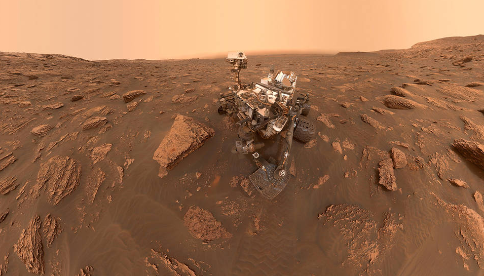 Imagen del Rover Curiosity de la NASA, en Marte. (https://www.nasa.gov)