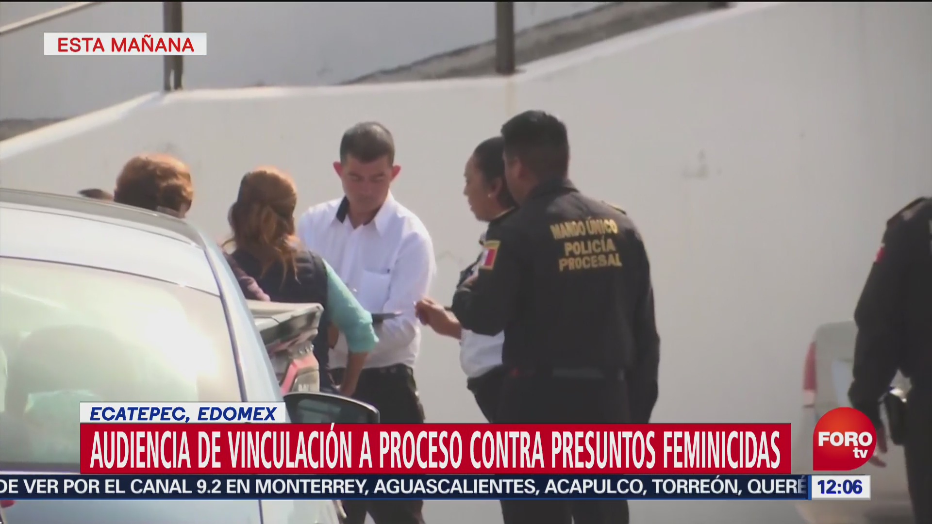 Inicia audiencia de vinculación a proceso de feminicida de Ecatepec y su pareja
