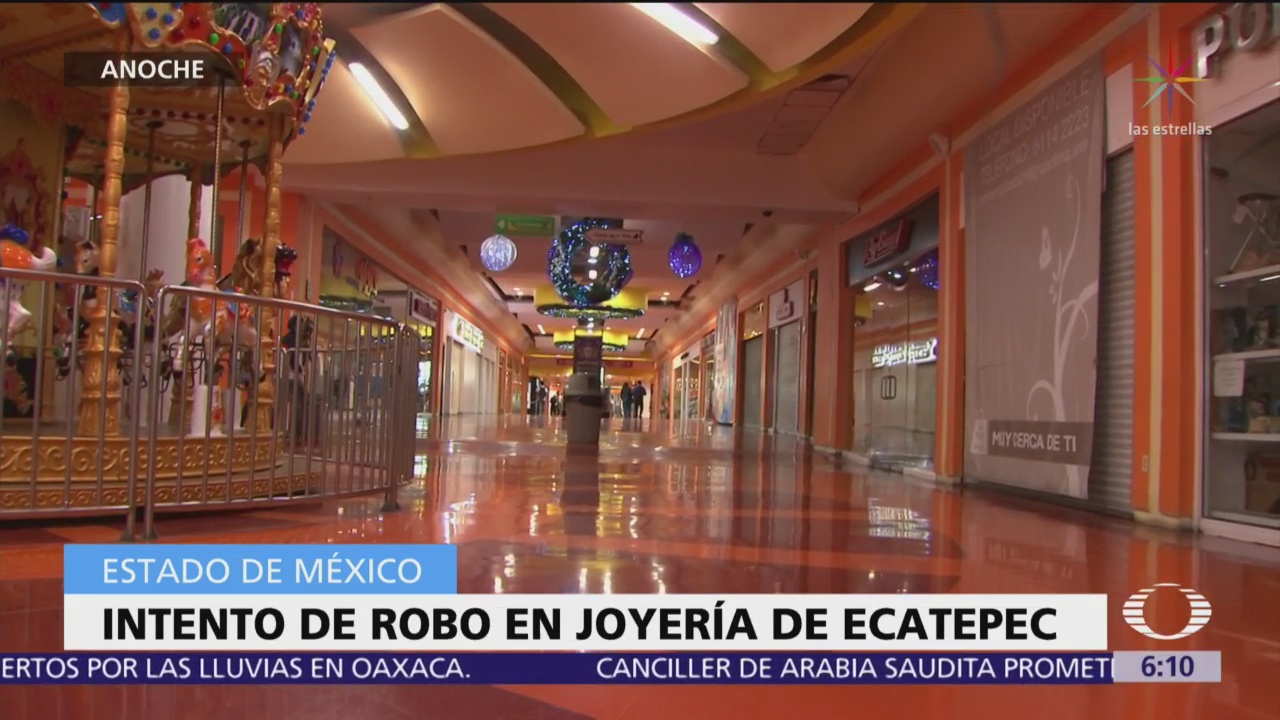 Intento de robo alerta a clientes en joyería de Ecatepec, Edomex