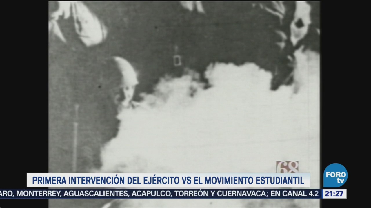 Intervención Ejército Contra Estudiantes Matanza Tlatelolco1968