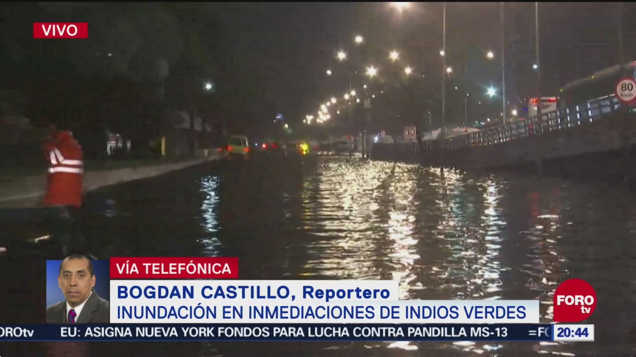 Inundaciones Inmediaciones Metro Indios Verdes CDMX
