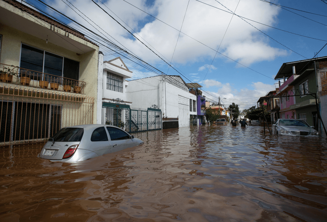 Inundaciones en Michoacán. (EFE) 