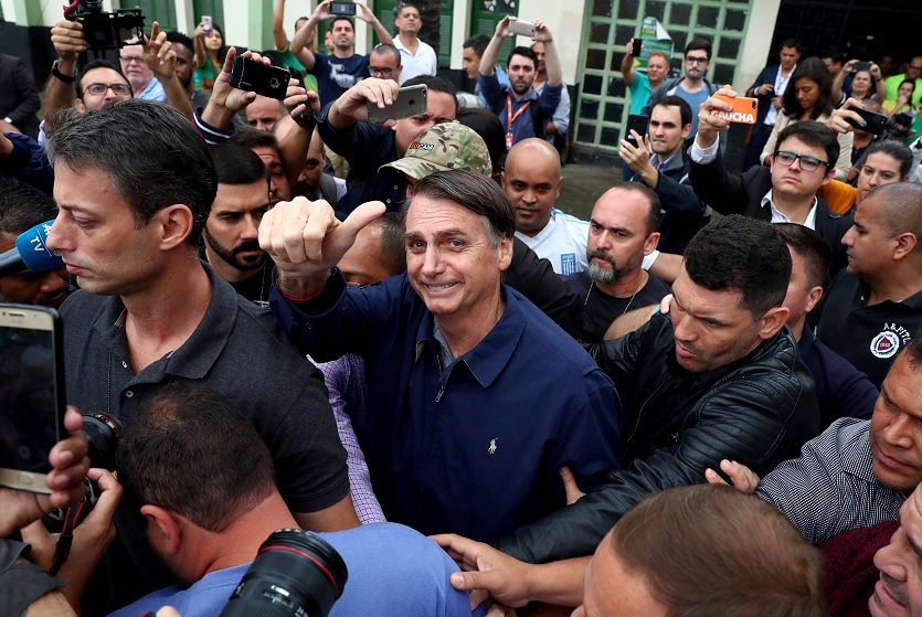 Brasil, a un paso de la extrema derecha con Jair Bolsonaro