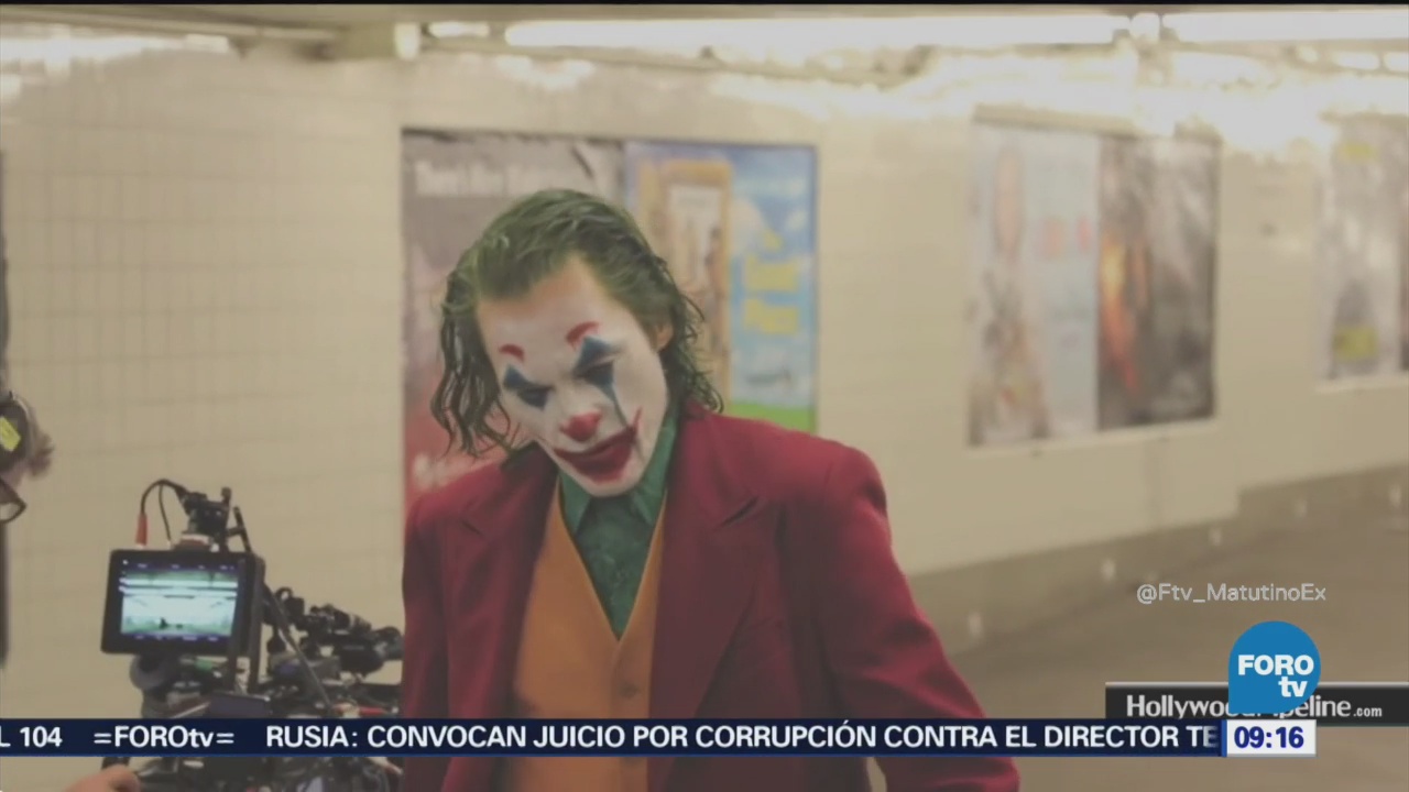 Joker aparece en el metro de Nueva York