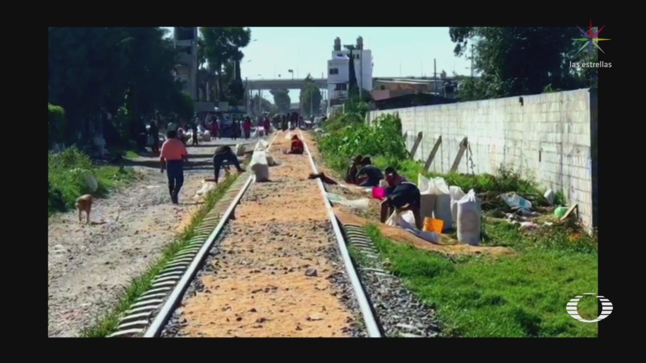 Ladrones Saquean Tren Trigo Puebla Rapiña