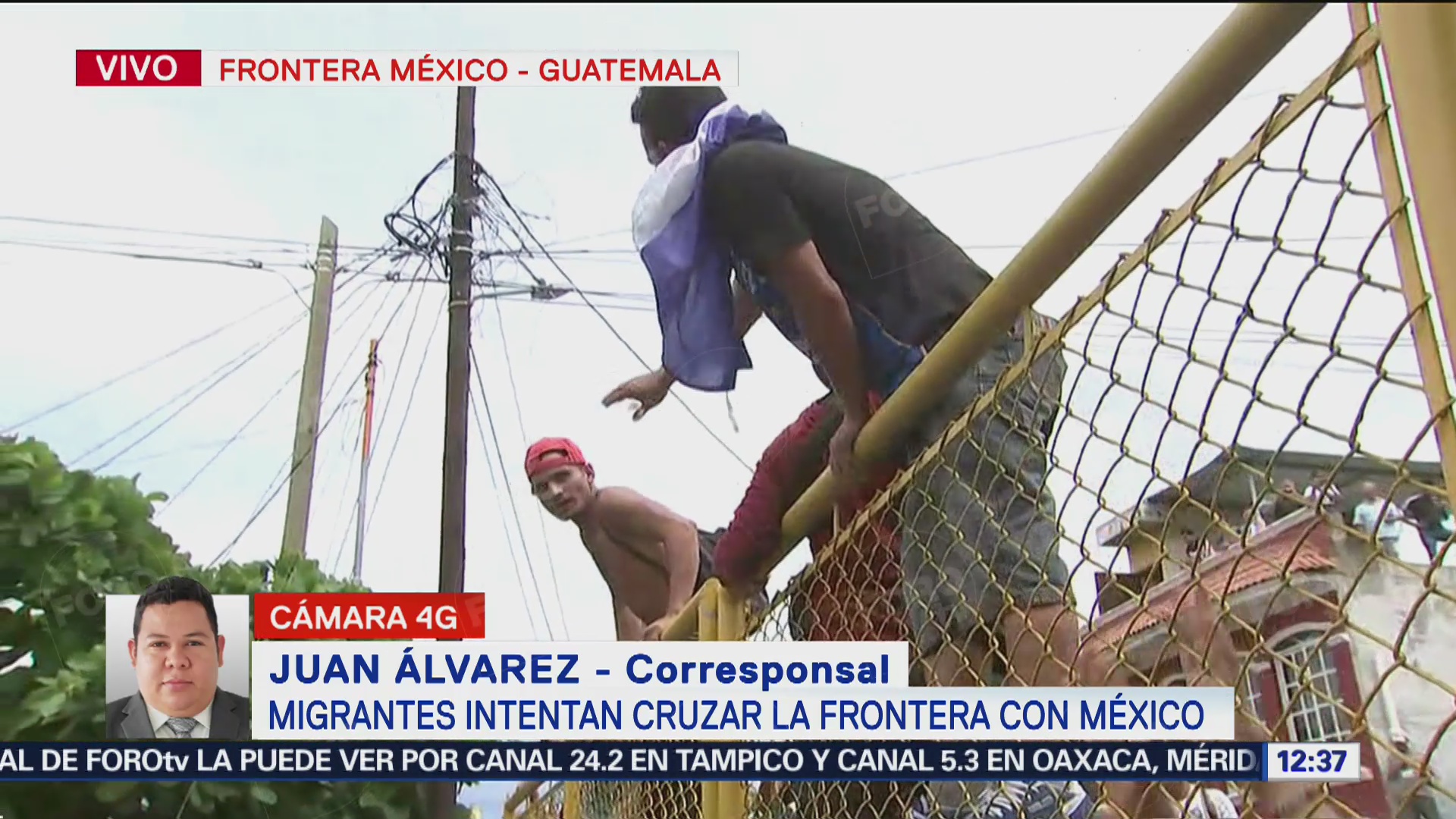 Llegan los primeros miembros de la caravana migrante a la frontera de México