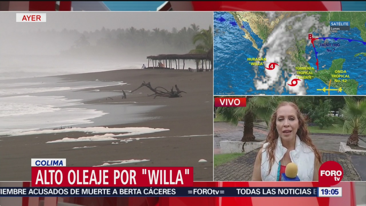 Llueve Con Intensidad En Colima Huracán Willa