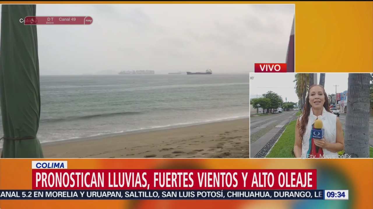 Lluvias, vientos y alto oleaje por huracán Willa en Colima