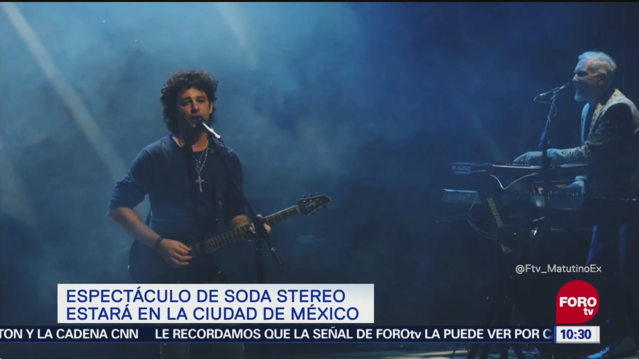 #LoEspectaculardeME: Espectáculo ‘Soda Stereo’ llega a la CDMX