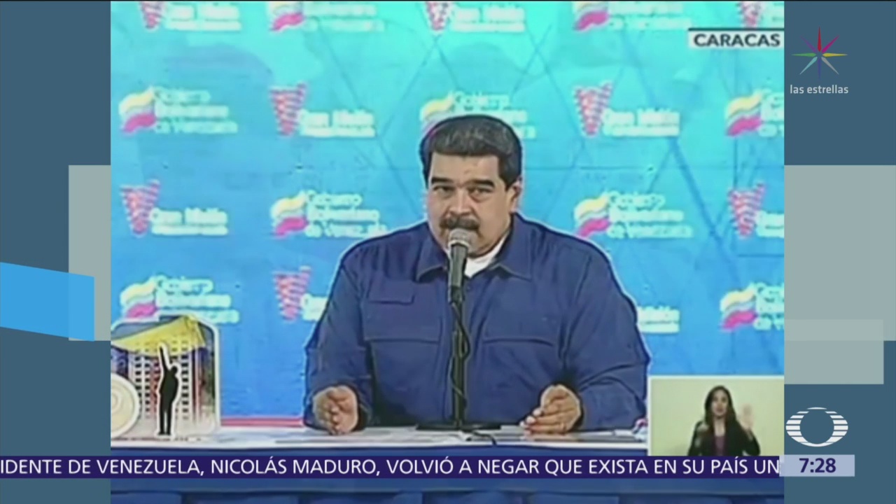 Maduro niega crisis económica, política migratoria Venezuela