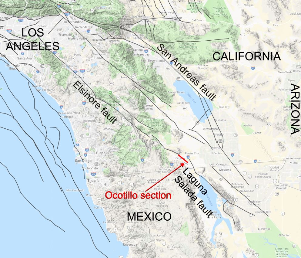 Estudio de la NASA identifica falla geológica que conecta México y EU