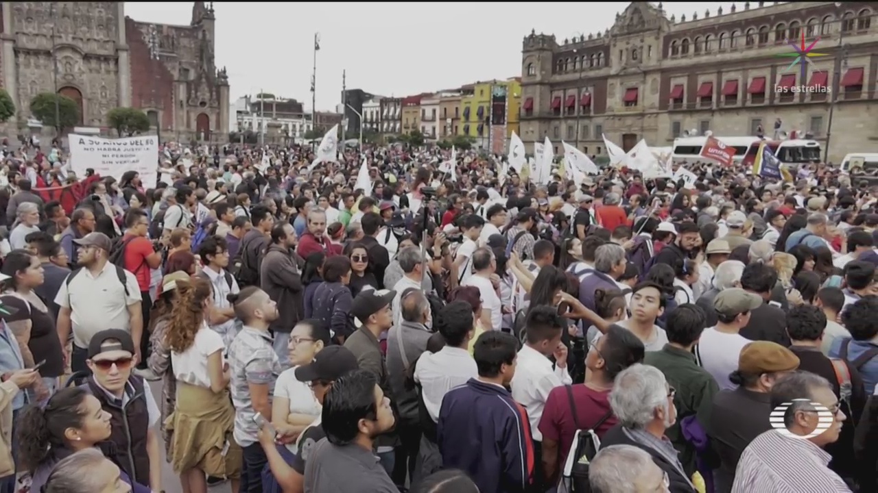 Marchan Tlatelolco Zócalo 50 Años Matanza Octubre