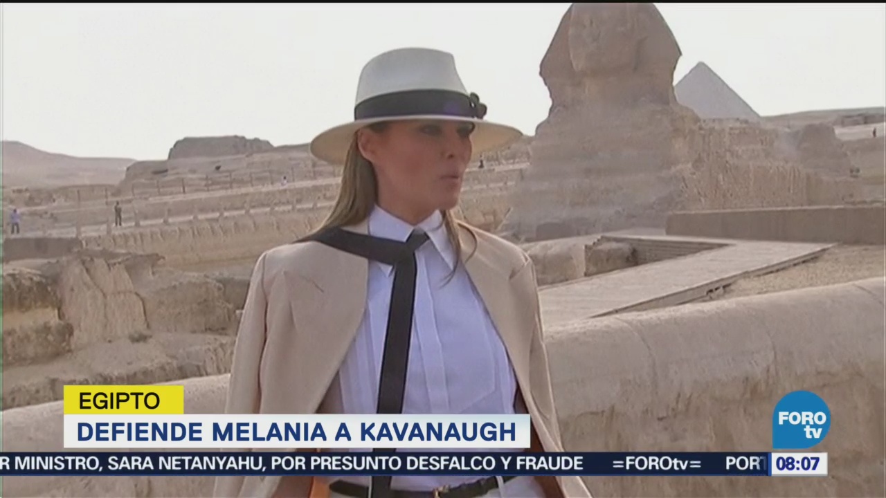 Melania Trump Visita Pirámides Giza, Egipto