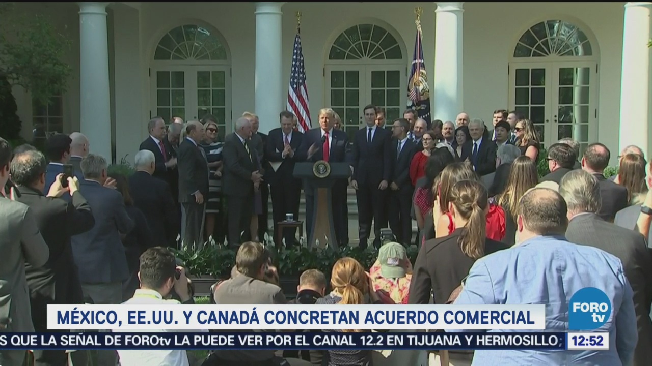 México, EU y Canadá concretan acuerdo comercial