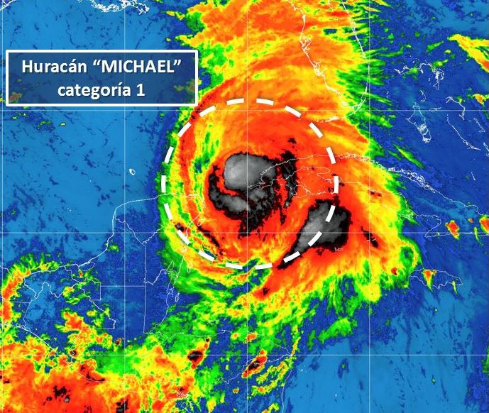‘Michael’ provocará tormentas fuertes en Yucatán y Quintana Roo