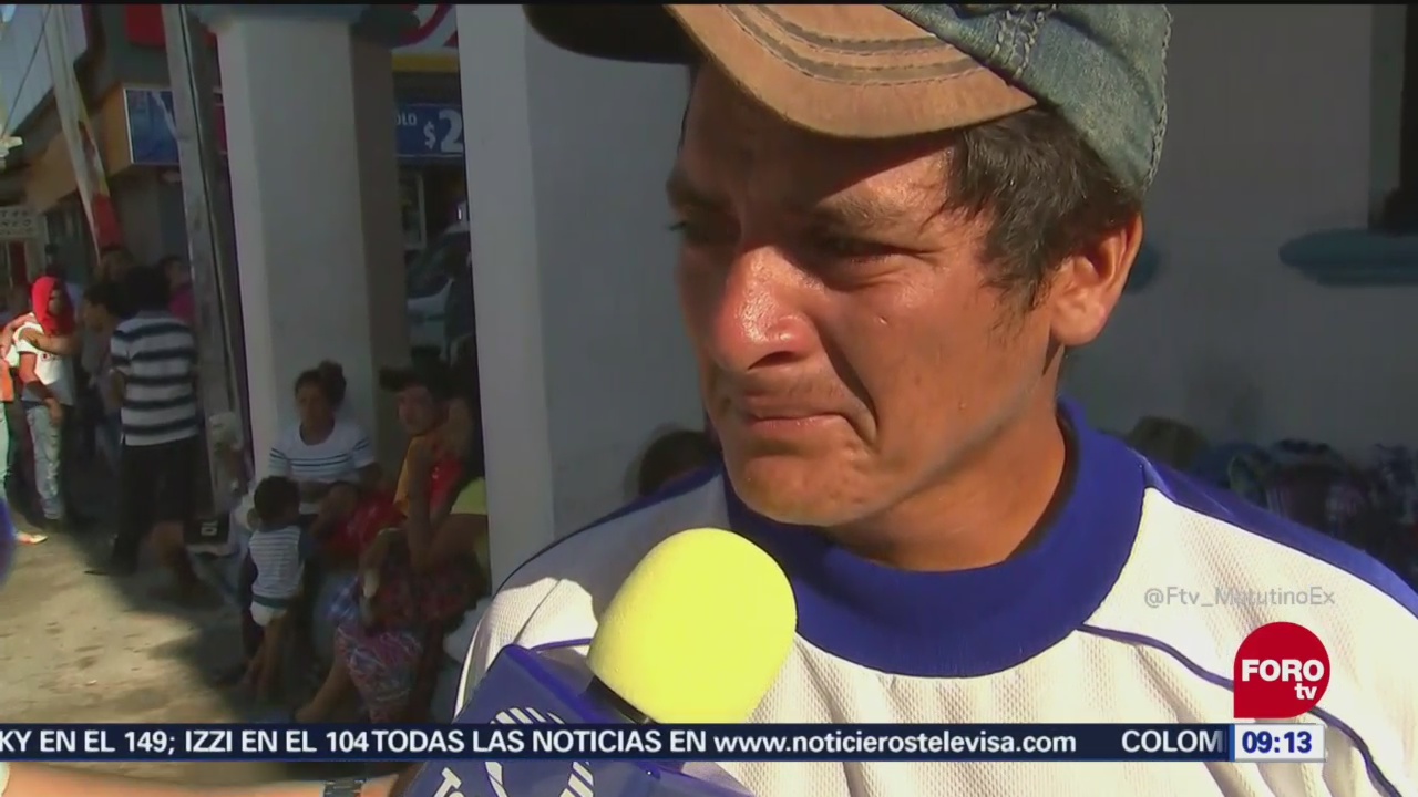Migrante pierde a su hijo en Huixtla, Chiapas