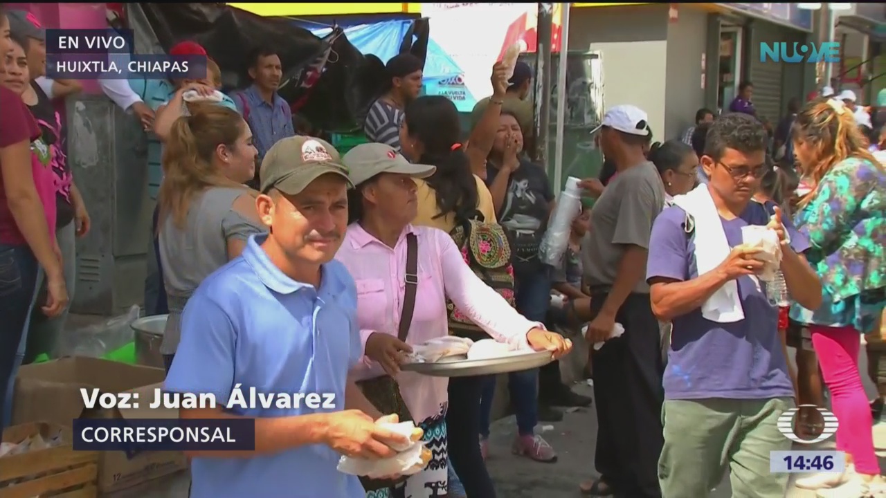 Migrante se encuentran en albergue de Chiapas