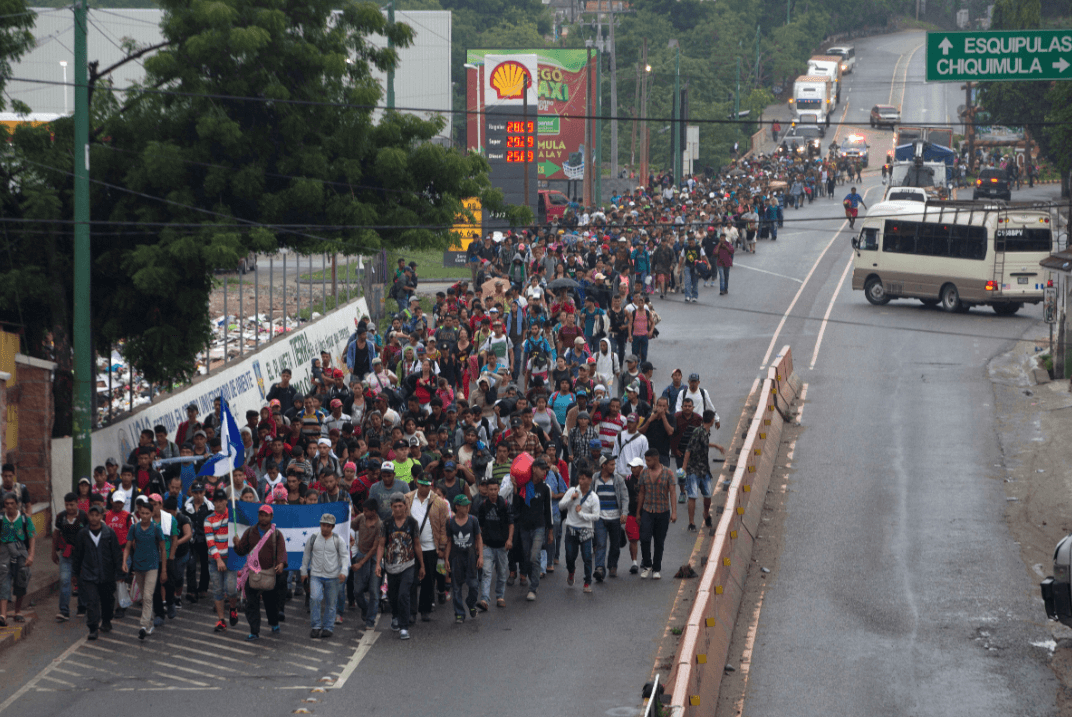 Caravana Migrante: Guatemala alberga a migrantes hondurenos