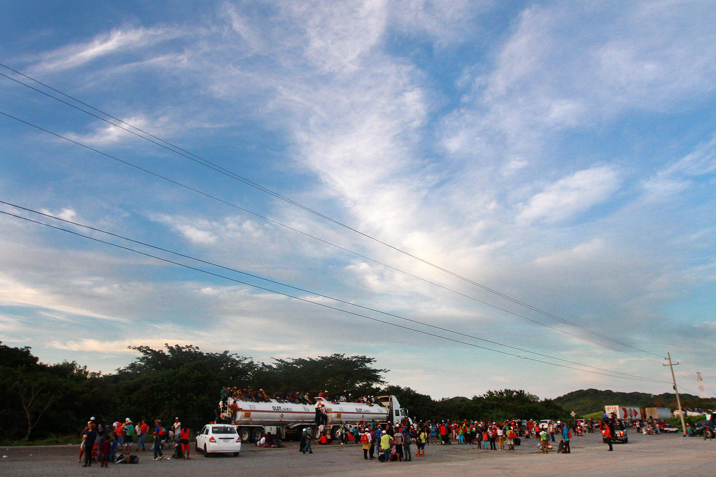 Juchitán, nuevo destino de la caravana migrante de Honduras 