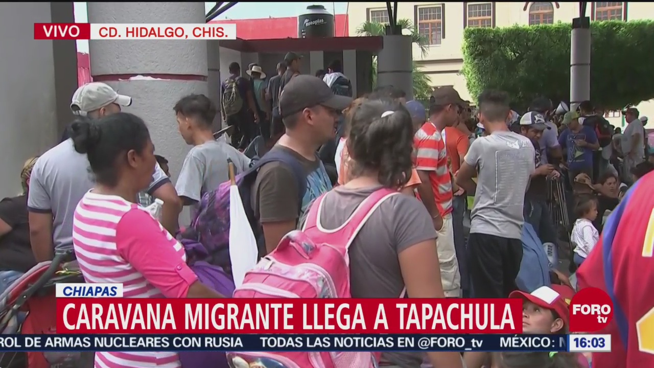 Miles Migrantes Pernoctarán Tapachula, Chiapas