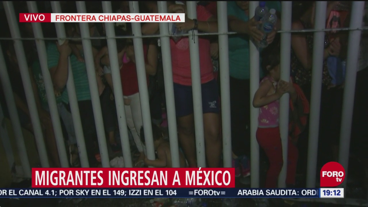 Módulos Atienden Ingreso Masivo Migrantes México Frontera