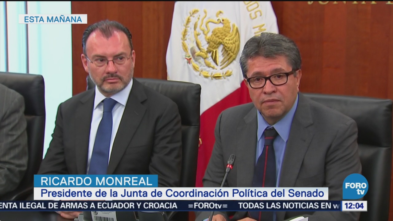 Monreal y Videgaray hablan sobre revisión acuerdo comercial